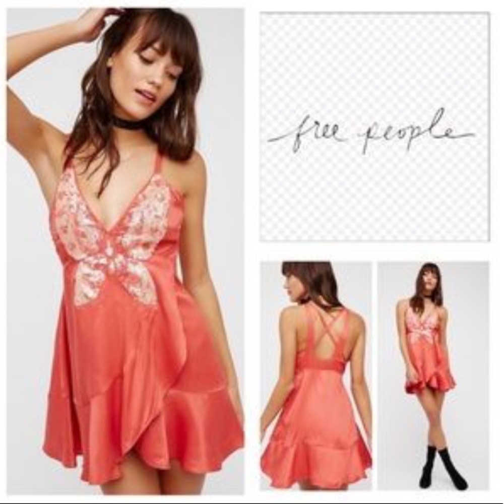 Free People Boho Mini Dress